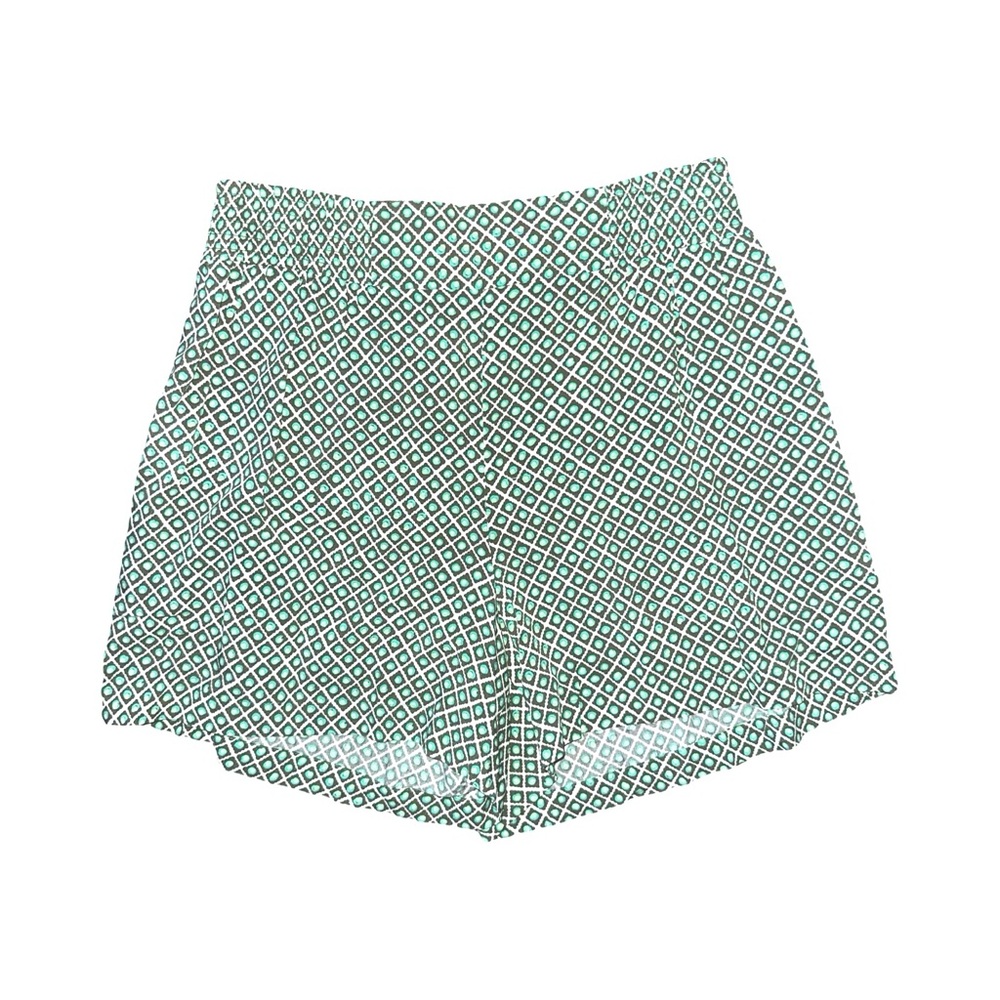 Two by Vince Camuto Smocked Green Patterned Women's Shorts
